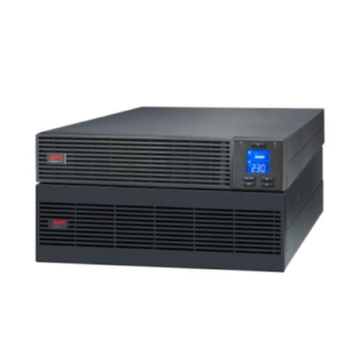 APC Easy UPS SRV SRV6KRILRK - UPS (montabile in rack) - 220-240 V c.a. V - 6000 Watt - 6000 VA - 1 fase - RS-232, USB - connettori di uscita 1 - 2U - con Rail Kit, External Battery Pack